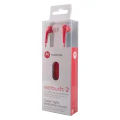 MOTOROLA - Audífonos SH006 Manos Libres Rojos SH006 RD