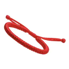 GENERICO - Pulsera Hilo Rojo Cuerda Trenzada Protección Suerte
