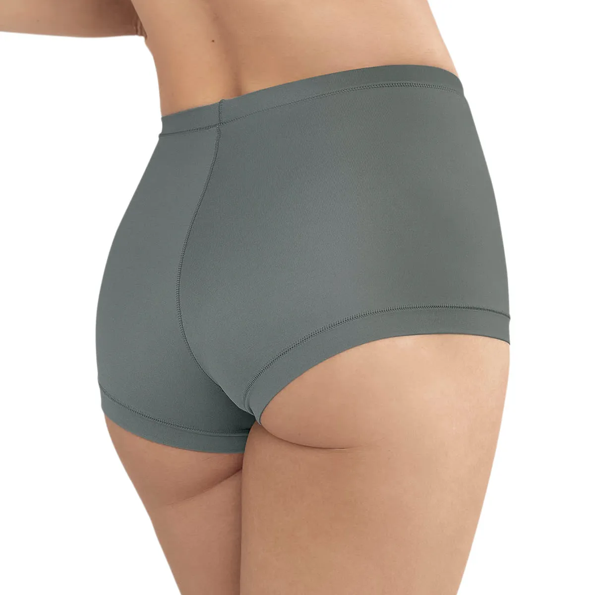 LEONISA - Calzón tipo bóxer de ajuste perfecto 012640 Gris