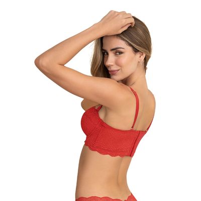 Imagen 2 del producto Sostén balconet de realce alto con máximo cubrimiento de espalda Special Fit 011877 Rojo
