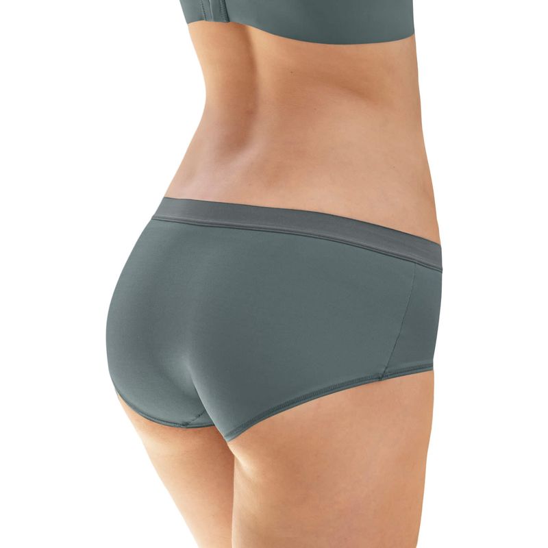 LEONISA - Hípster cómodo y suave de buen cubrimiento 012686 Verde