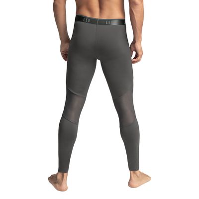Imagen 2 del producto Calza deportiva en microfibra con mallas transpirables para hombre 033314 Gris