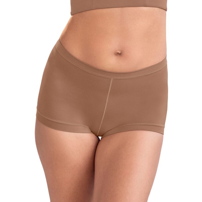 LEONISA - Calzón tipo bóxer de ajuste perfecto 012640 Café.-