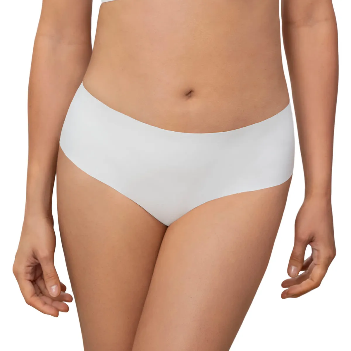 LEONISA - Pantaleta invisible tiro alto 092065 Blanco