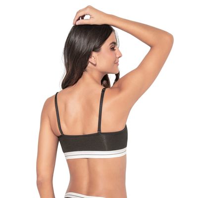 Imagen 2 del producto Top en algodón escote redondo 091092 Negro