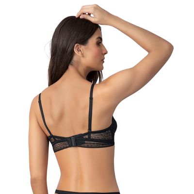 Imagen 2 del producto Bralette en encaje de textura ultrasuave 091143 Negro