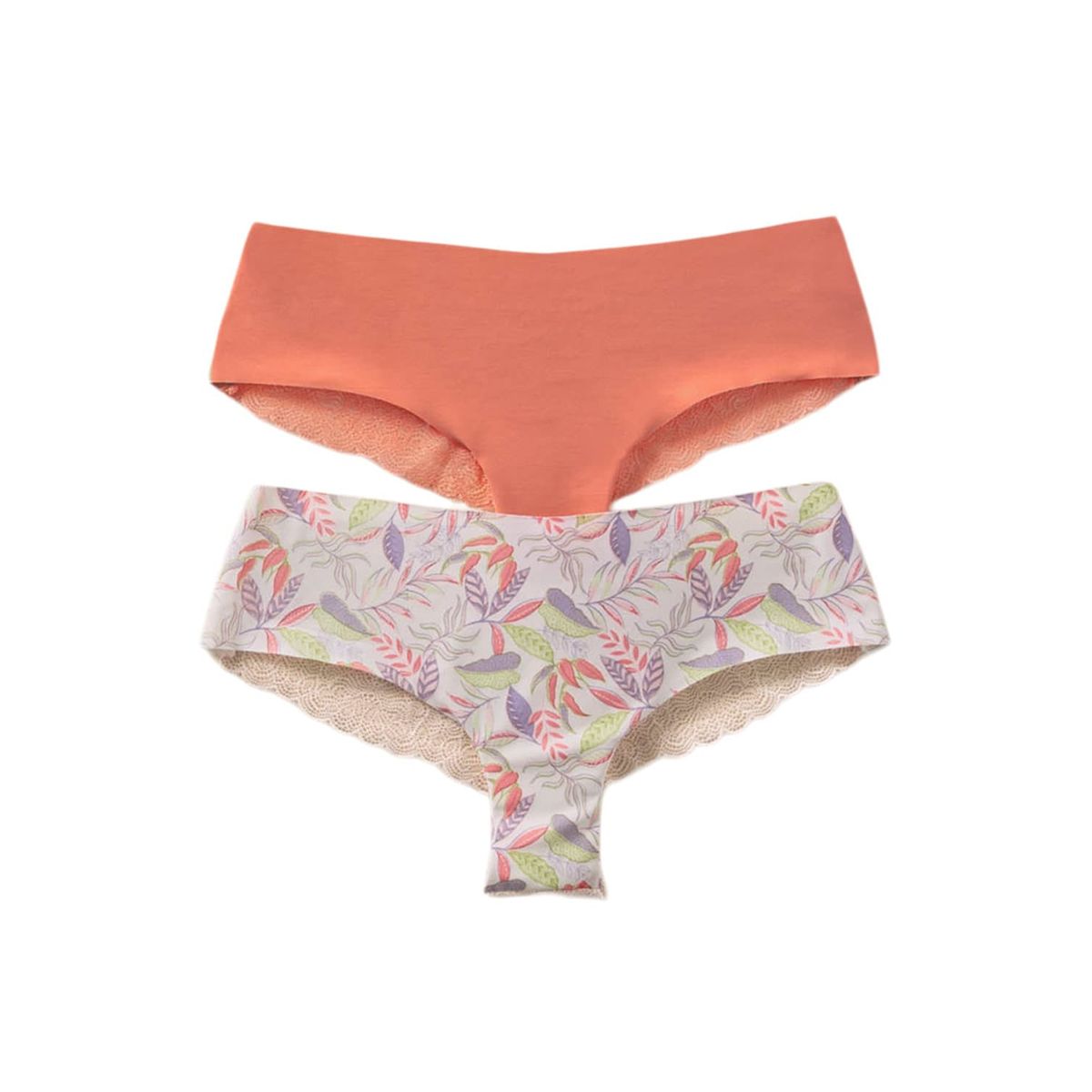 LEONISA - Leonisa Pack X 2 Calzón Pantaleta Descaderado 12946X2 Surtido