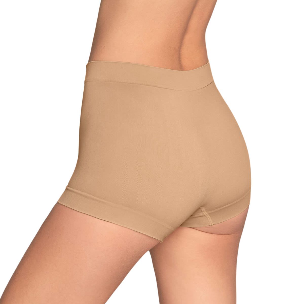 LEONISA - Bóxer en tecnología seamless de total comodidad 092039 Café