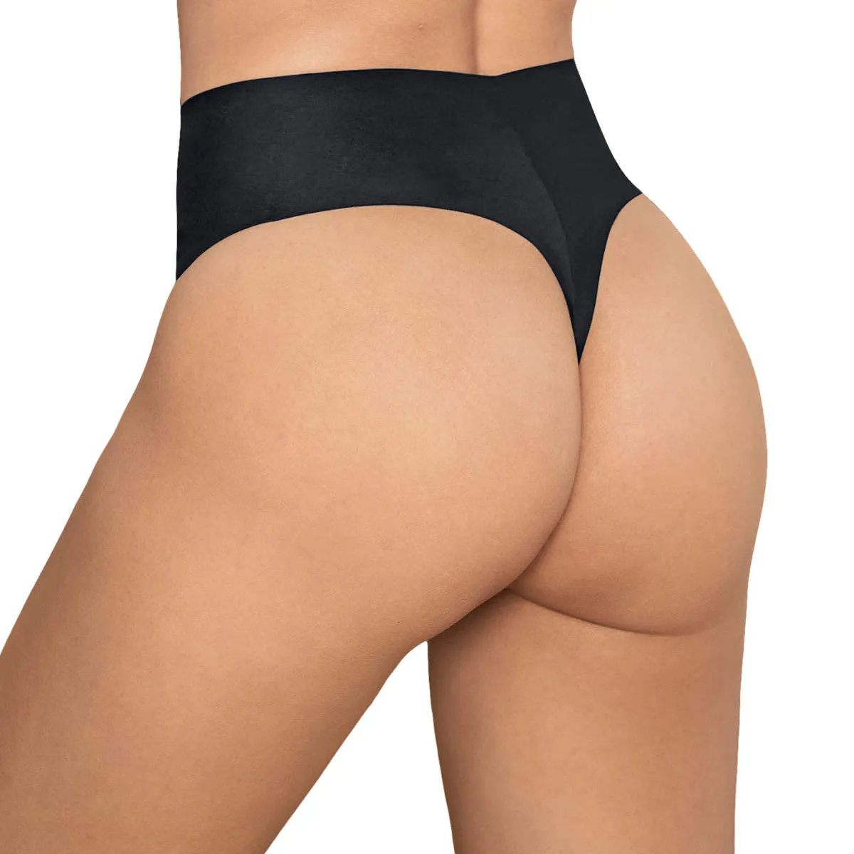 LEONISA - Colaless tiro alto invisible 092066 Negro