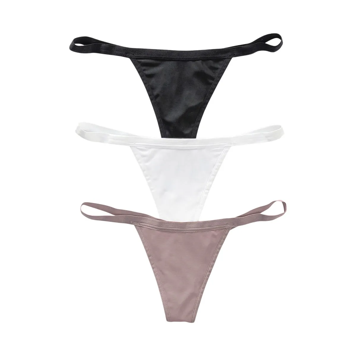 LEONISA - Pack x 3 tangas colaless de tiro bajo 12682X3 Surtido