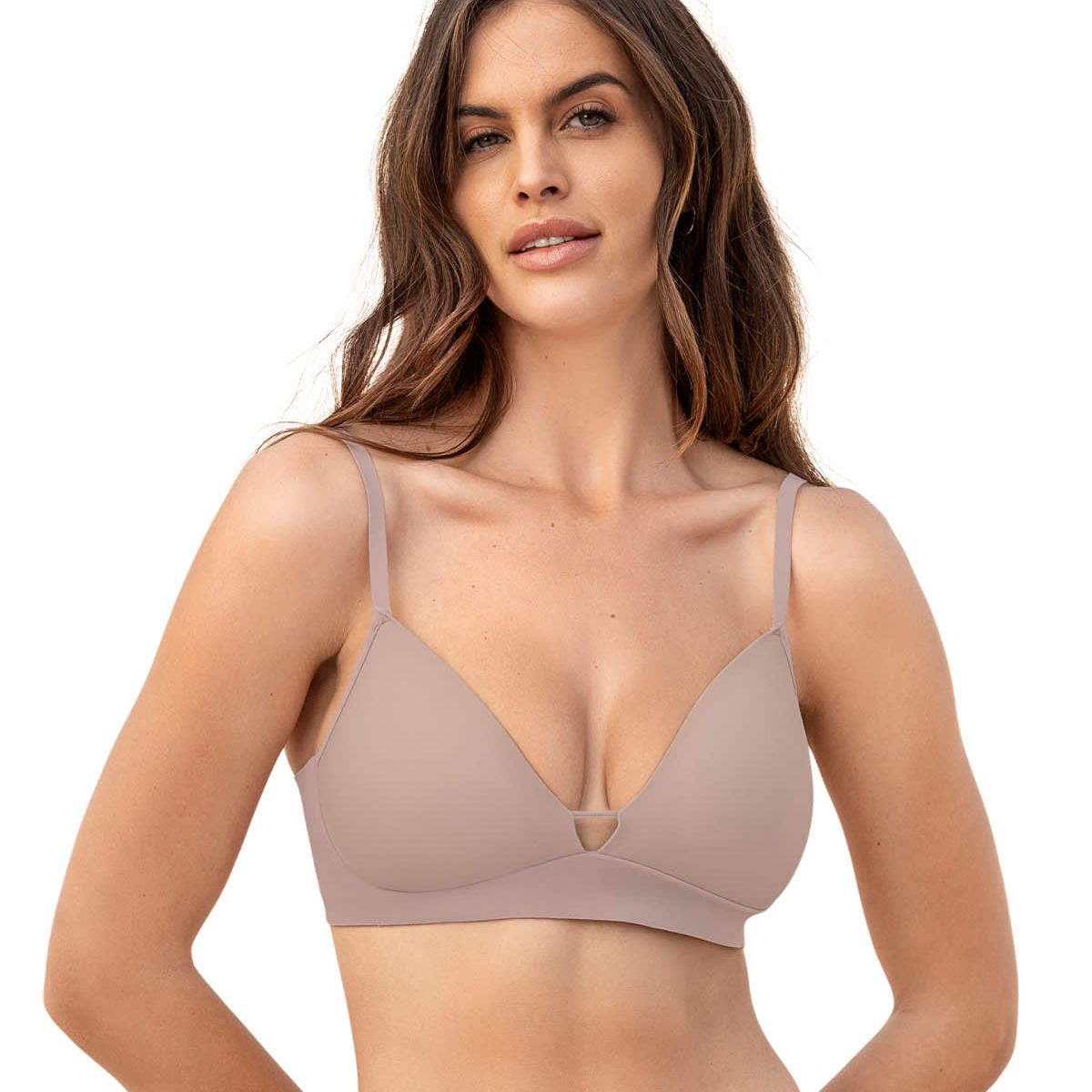 LEONISA - Sostén Ultraligero cómodo y plano en base y espalda 091148 Palo Rosa