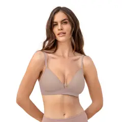 LEONISA - Sostén Ultraligero cómodo y plano en base y espalda 091148 Palo Rosa