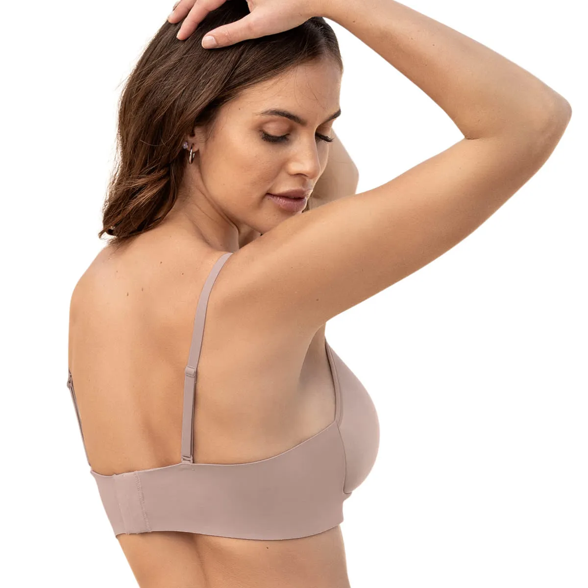 LEONISA - Sostén Ultraligero cómodo y plano en base y espalda 091148 Palo Rosa