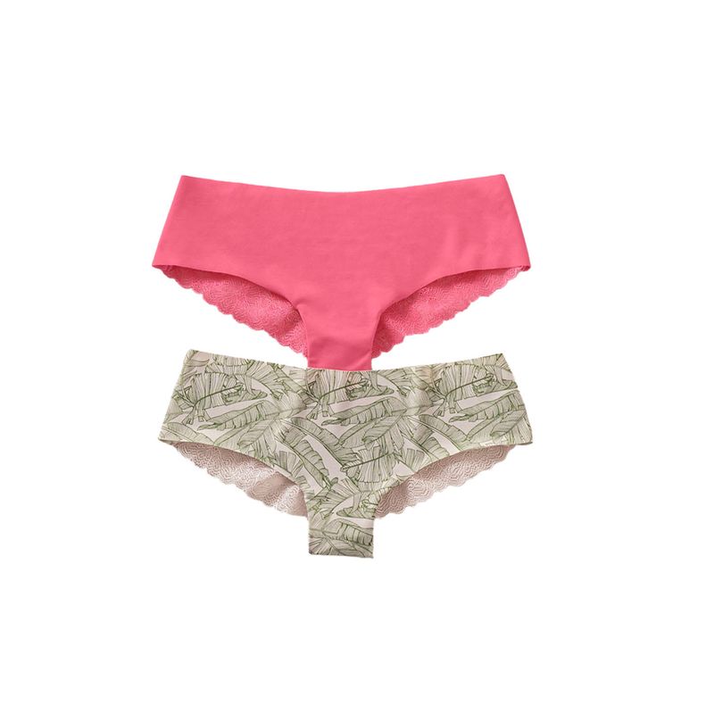 LEONISA - Calzones pantaletas descaderados paquete x 2 12946X2 Surtido