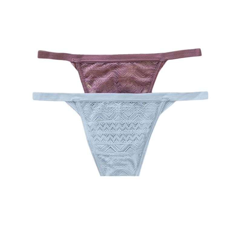 LEONISA - Pack x 2 colalesss tiro medio en encaje delicado y suave con tu piel 92059X2 Surtido