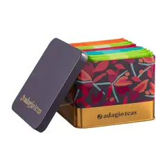 ADAGIO TEAS - Pack Té 5 Colores Azul Flores 15 Teabags