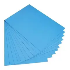 GENERICO - Papel Celeste A4 80 g Lisa De 100 Hojas Manualidades