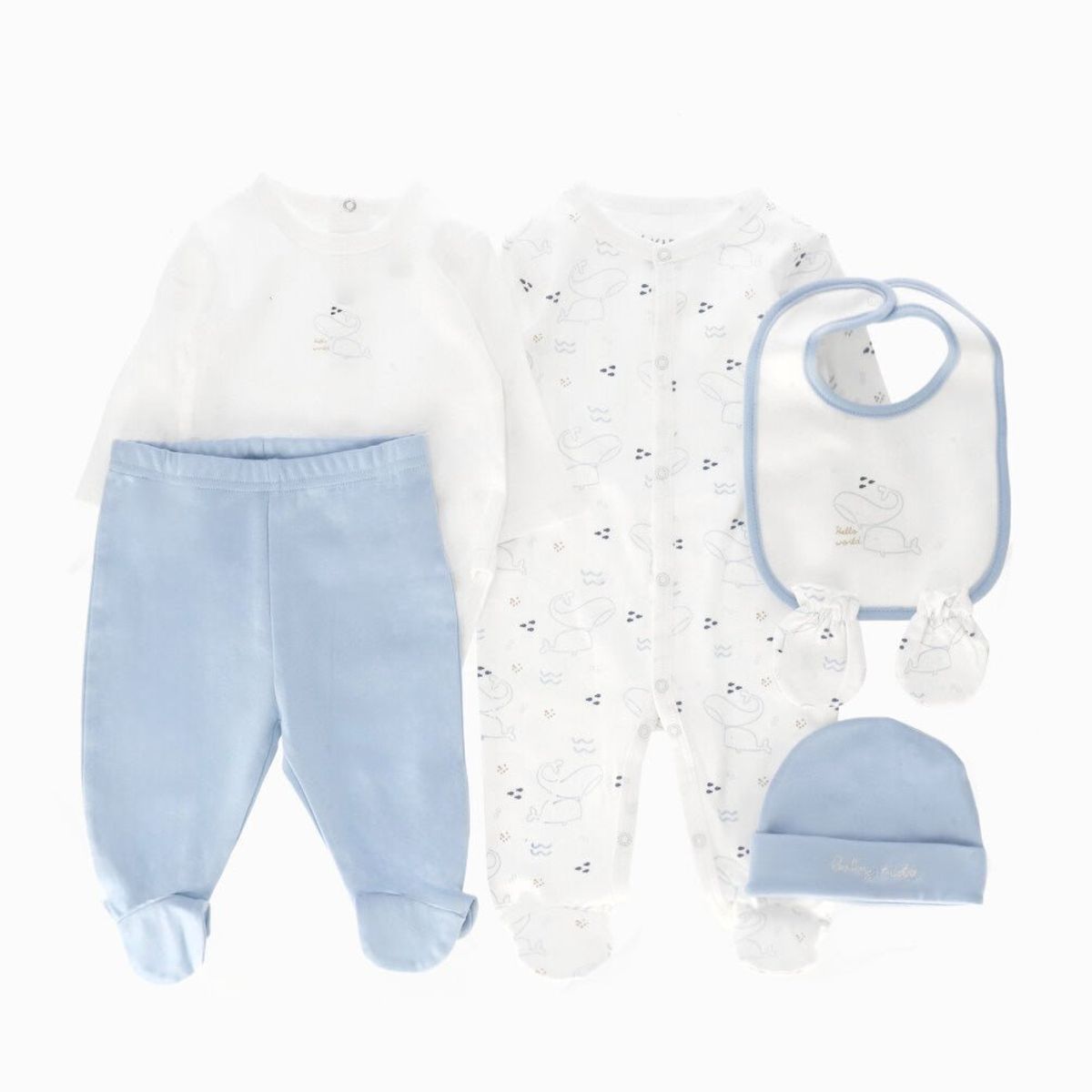 4KIDS - Ajuar recién nacido 6 piezas CRUDO 4 Kids