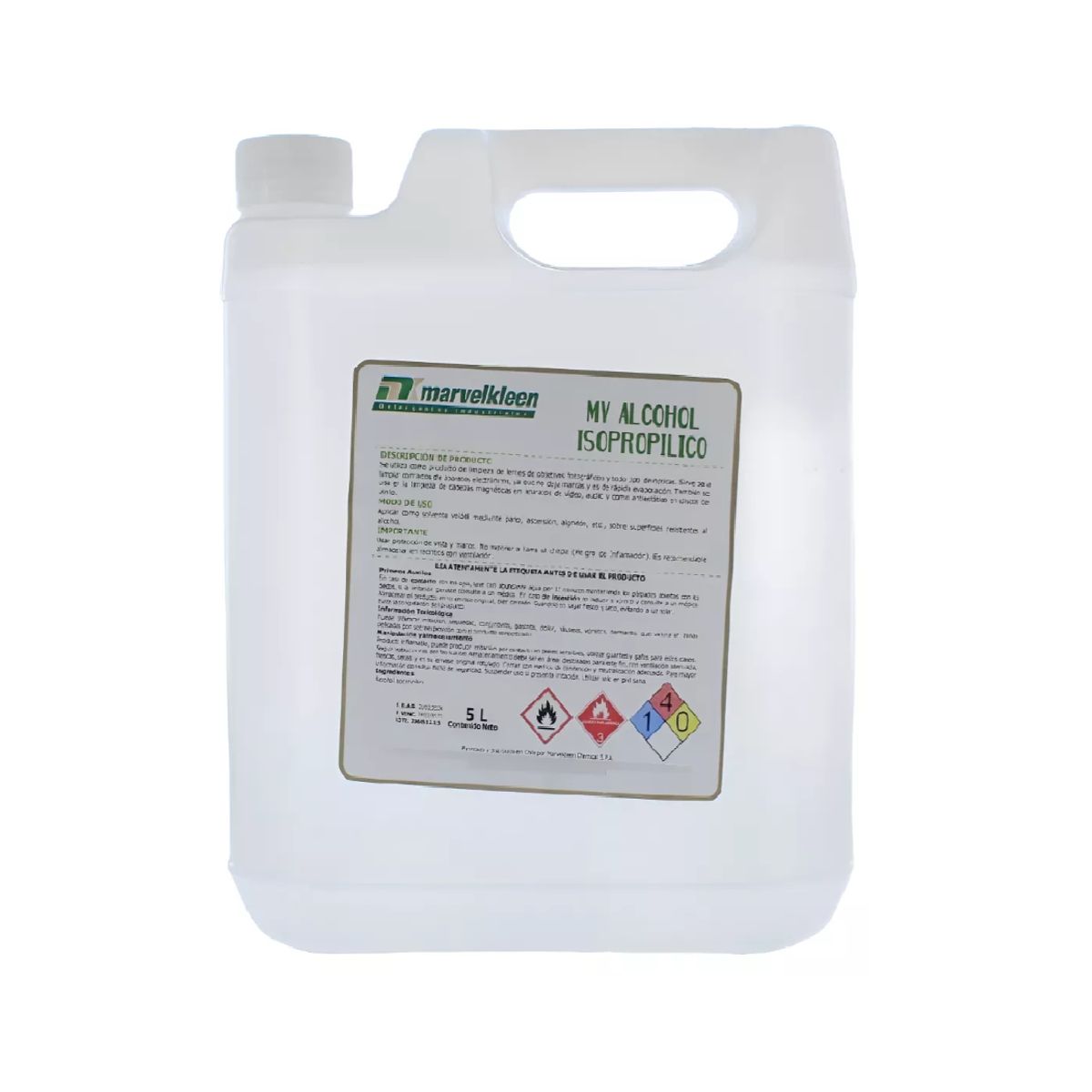 AMERICAN AIR - LIMPIADOR (FLUSH) ALCOHOL ISOPROPILICO BIDON 5 LITROS