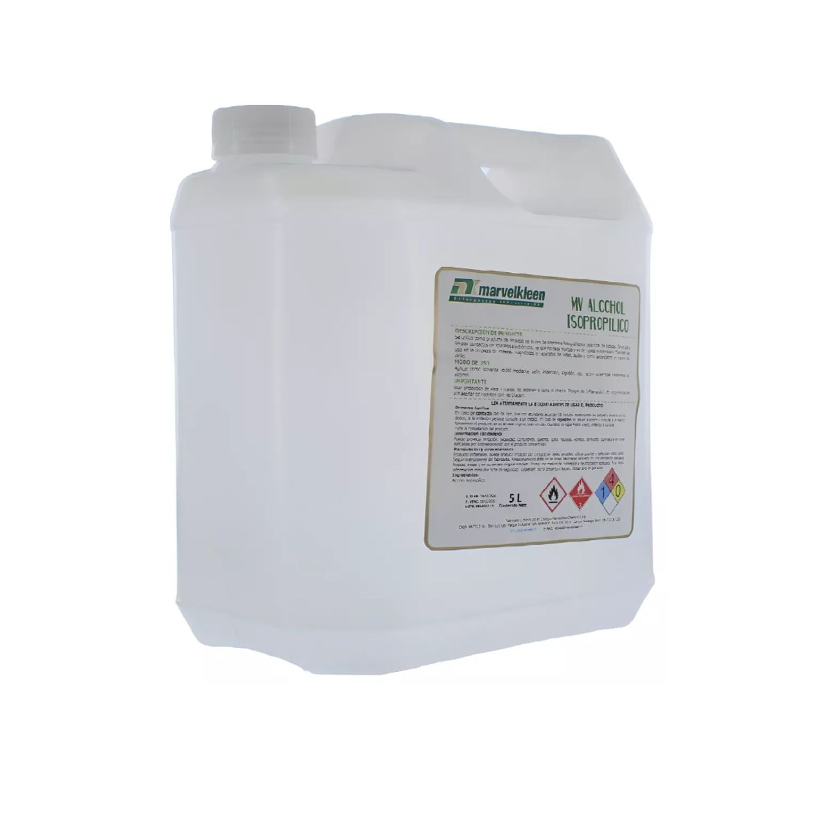 AMERICAN AIR - LIMPIADOR (FLUSH) ALCOHOL ISOPROPILICO BIDON 5 LITROS