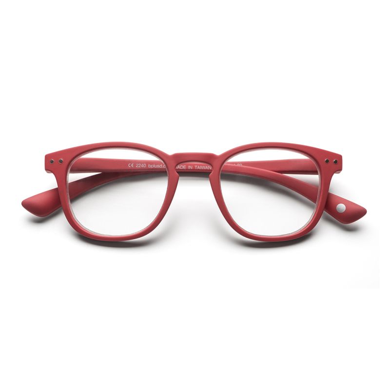 B+D - Lentes Graduados Presbicia B + D Dot Matt Red Dioptría 300
