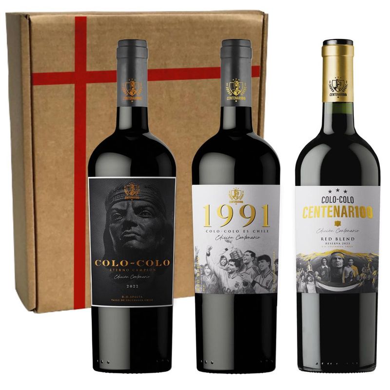 BBVINOS - 3 Vinos Colo Colo Pack Collection