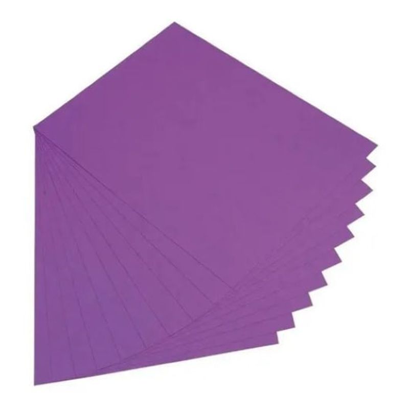 GENERICO - Papel Morado A4 80 g Lisa De 100 Hojas Manualidades