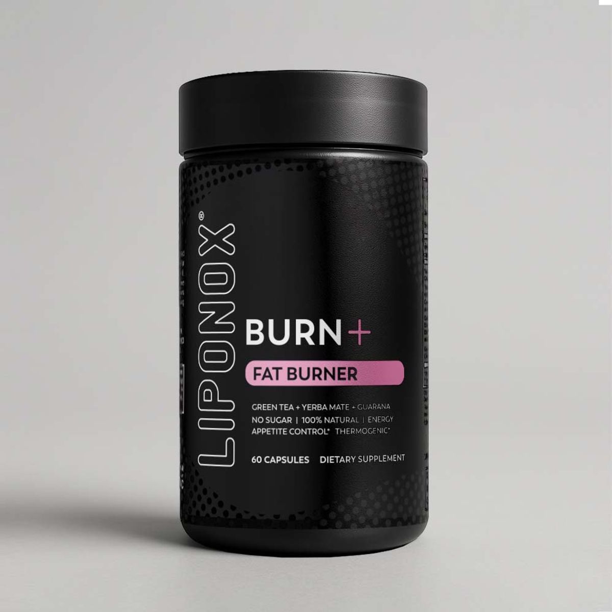 LIPONOX - Burn+ Fat Burner Natural 60 Capsulas Liponox