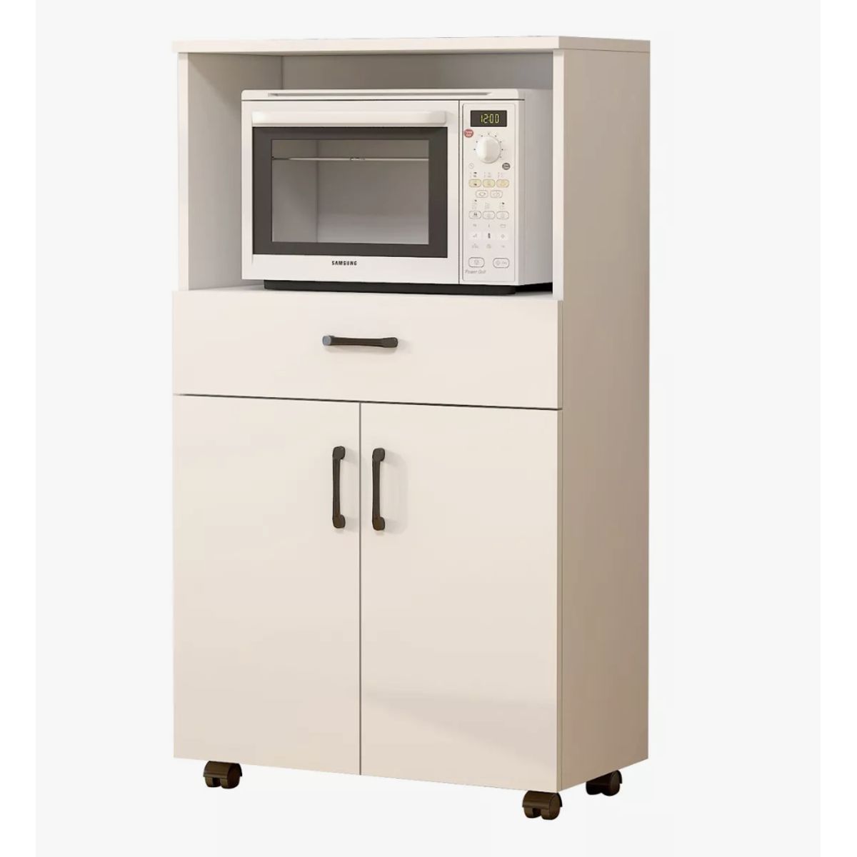 HOMER DESIGN - Mueble De Cocina con rueda Estante para microonda 57x45x117cm