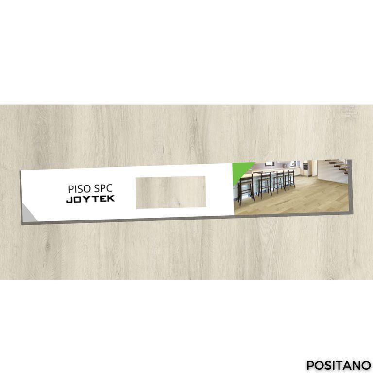 Piso Vinilico SPC 5 mm Positano 123x18 cm 225 m2 1 Caja 10 Uni