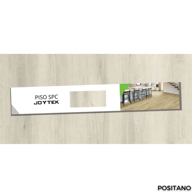 JOYTEK - Piso Vinílico SPC 5 mm Positano 123x18 cm  225 m2 1 Caja 10 Uni