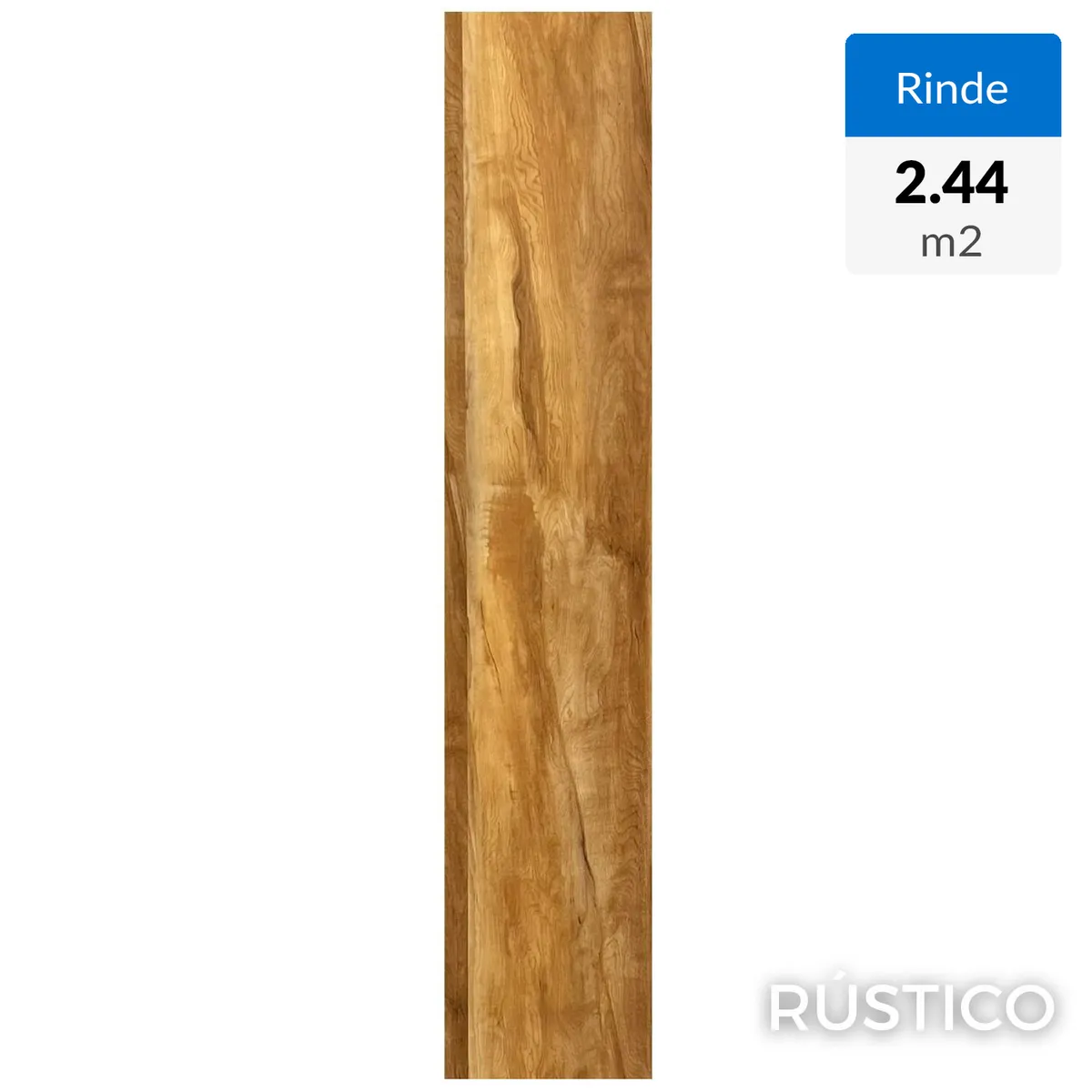 JOYTEK - Piso Flotante 8 mm Rustico 122x20 cm  244 m2 1 Caja 10 Uni