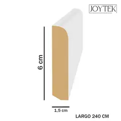 JOYTEK - Guardapolvos MDF White 1 Unidad - 240 cm