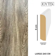 JOYTEK - Guardapolvos MDF Olivo 1 Unidad - 240 cm