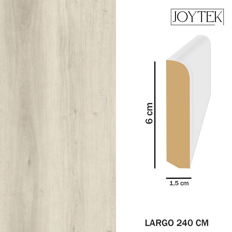 JOYTEK - Guardapolvos MDF Positano 1 Unidad - 240 cm