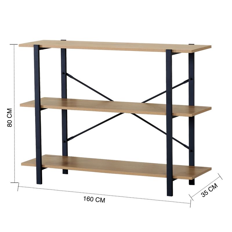 NOVAHUS - Arrimo Industrial 3 Niveles 80x106x35 cm