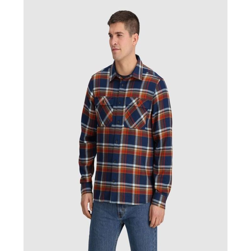 OUTDOOR RESEARCH - Camisa Hombre Feedback Flannel Azul Outdoor Research