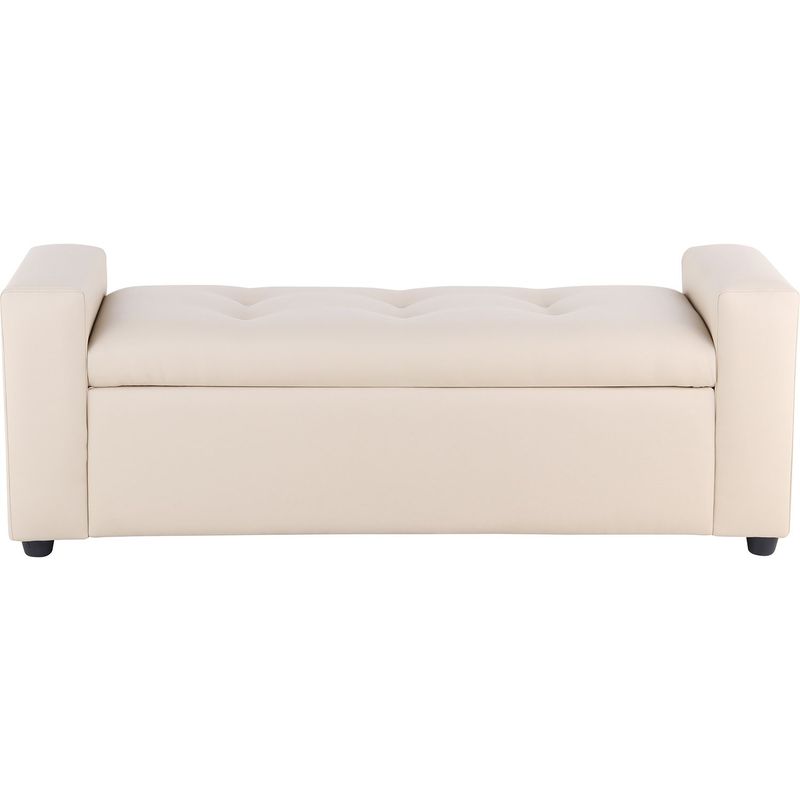 BODEVIR - Banqueta Baul Lawin 2C PU 30 Beige