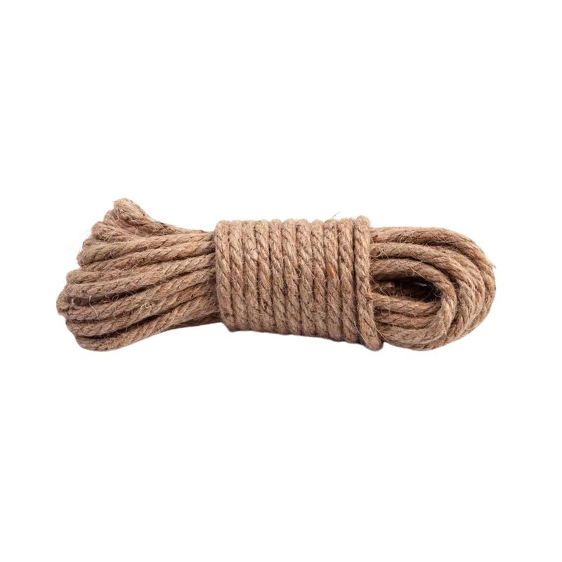 GENERICO - Cordón De Yute De Cáñamo / Cuerda 10mm X 15 Metros