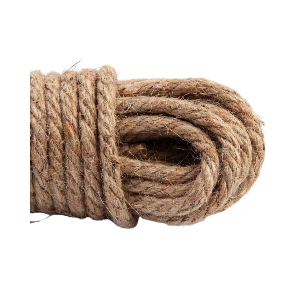 GENERICO - Cordón De Yute De Cáñamo / Cuerda 10mm X 15 Metros