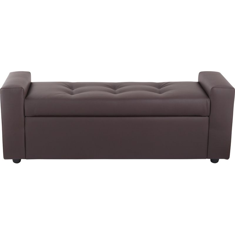 BODEVIR - Banqueta Baul Lawin 2C PU 30 Chocolate