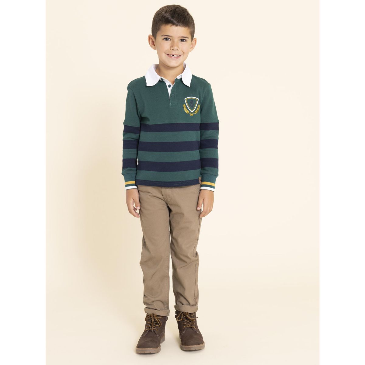 HUSH PUPPIES - Pantalon Belt Niño Beige/Crudo HUSH PUPPIES