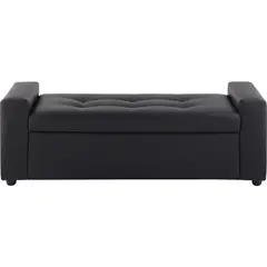 BODEVIR - Banqueta Baul Lawin 2C PU 30 Negro