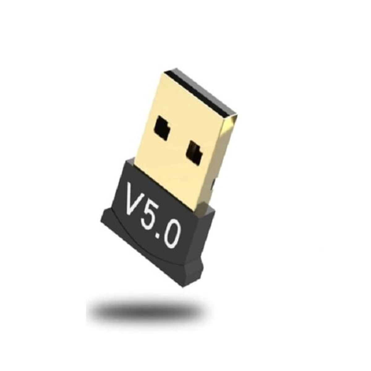 GENERICO - Adaptador Transmisor Receptor USB Bluetooth 5.0 Para PC Notebook