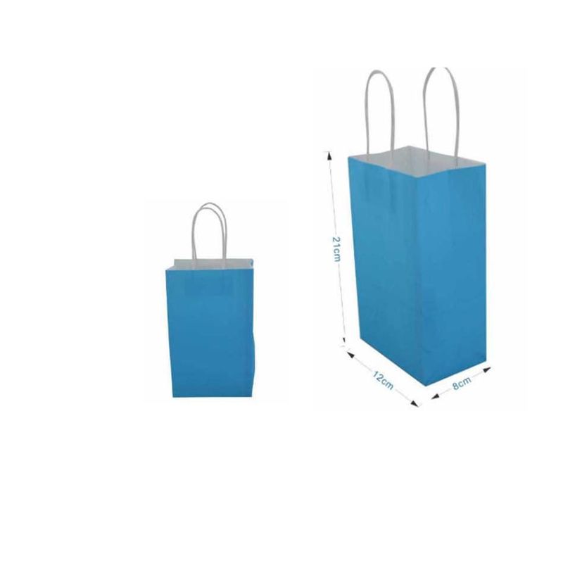 GENERICO - Set 12 Bolsa de papel kraft tamaño S