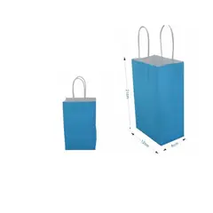 GENERICO - Set 12 Bolsa de papel kraft tamaño S