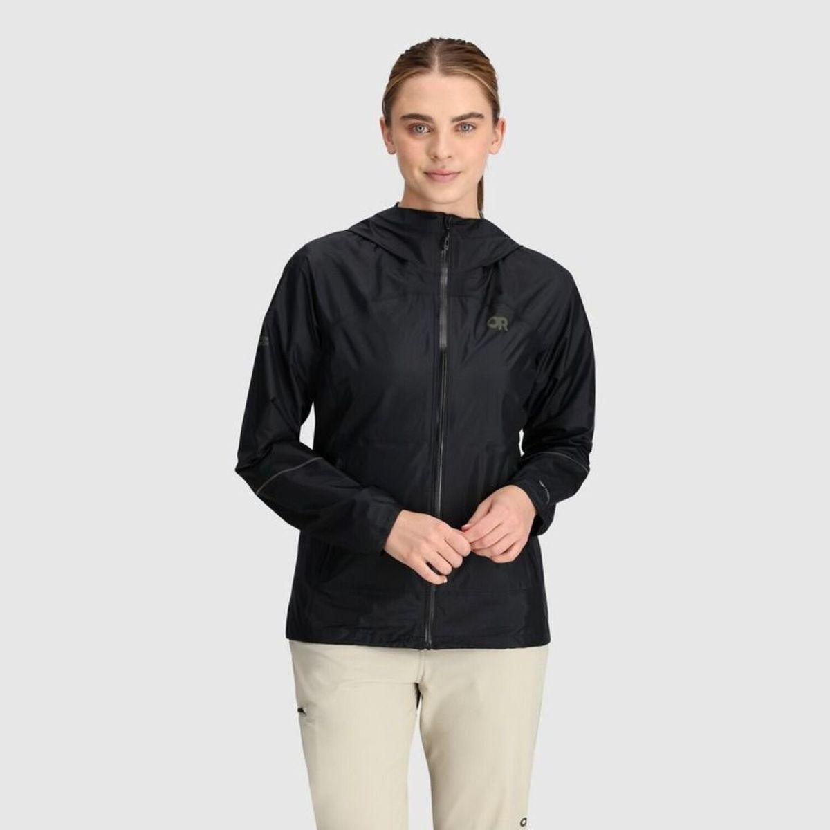 OUTDOOR RESEARCH - Chaqueta Mujer Helium Rain Negro Outdoor Research