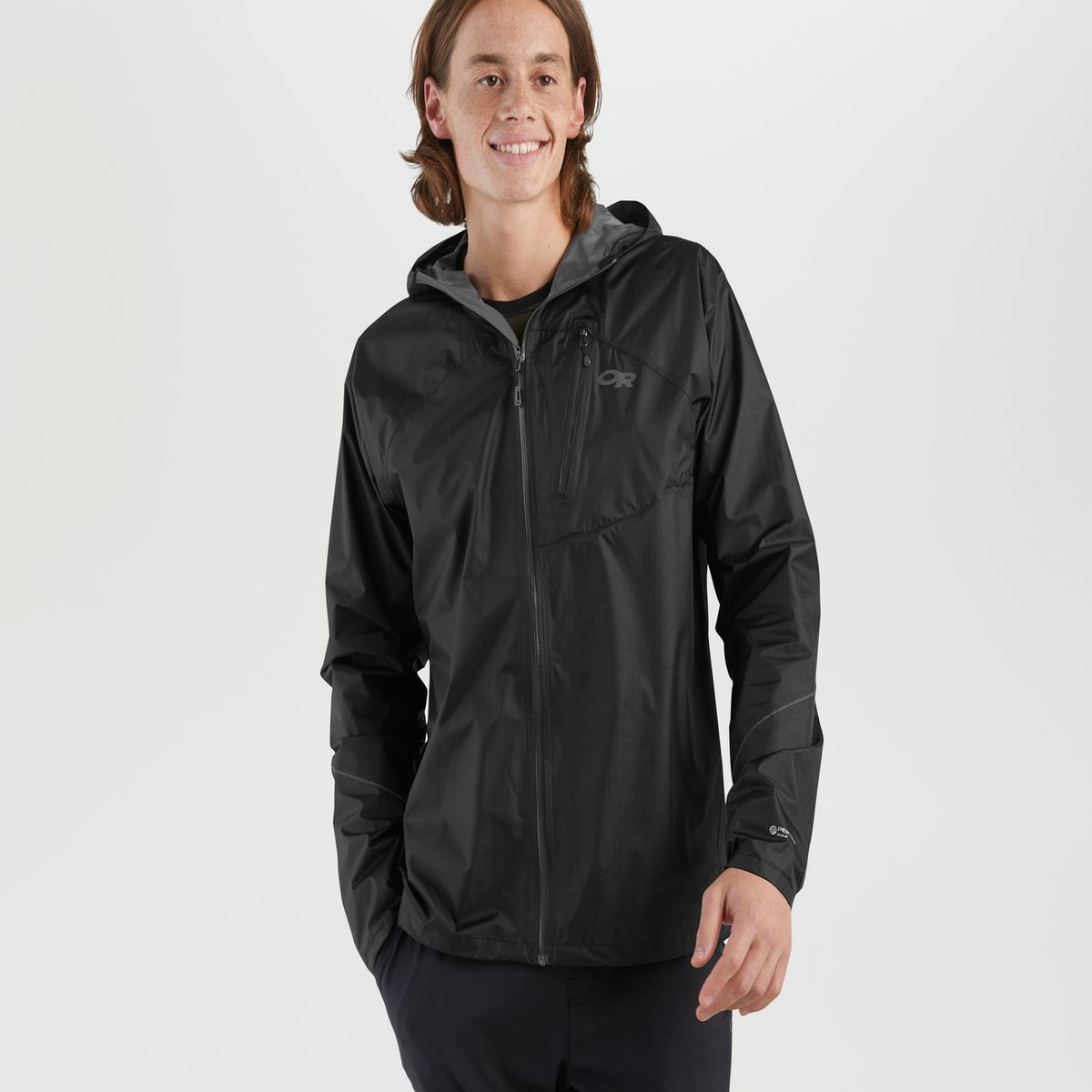 OUTDOOR RESEARCH - Chaqueta Hombre Helium Rain Negro Outdoor Research