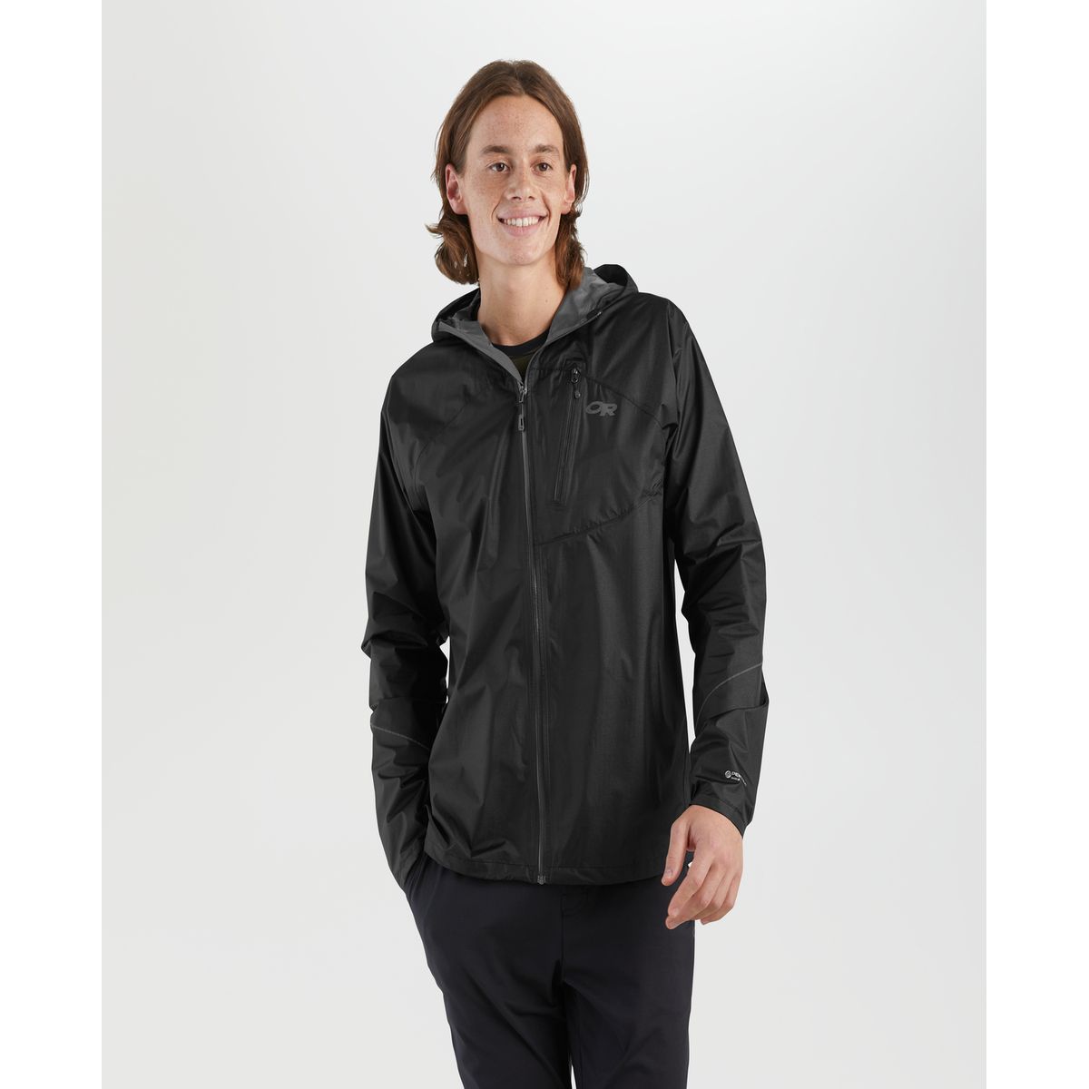 OUTDOOR RESEARCH - Chaqueta Hombre Helium Rain Negro Outdoor Research