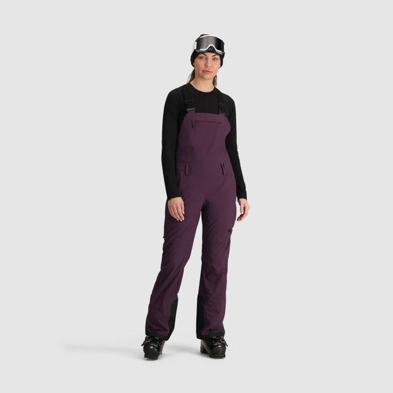 OUTDOOR RESEARCH - Pantalón Mujer Carbide Bibs Morado Outdoor Research